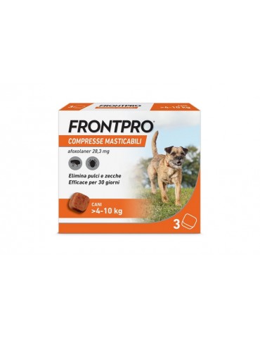 FRONTPRO COMPRESSE ANIPARASSITARIE PER CANI 4-10KG