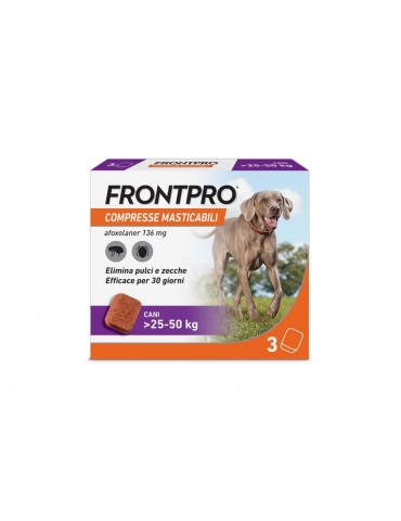 FRONTPRO COMPRESSE ANIPARASSITARIE PER CANI 25-50KG