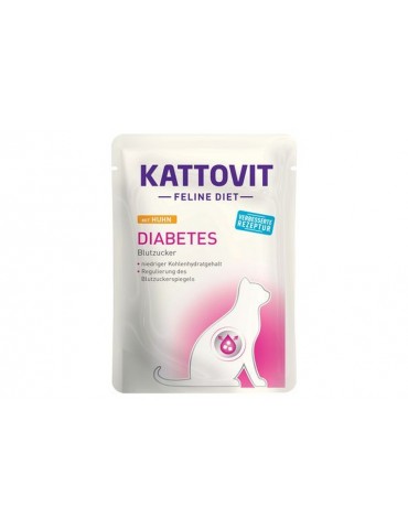 KATTOVIT DIET CAT BUSTA DIABETE POLLO 85GR