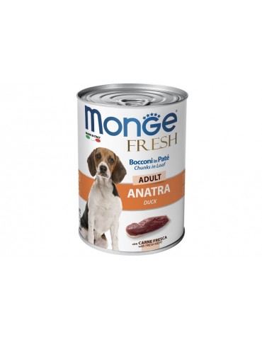 MONGE DOG FRESH ADULT ANATRA 400GR