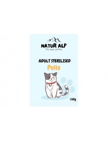 NATUR ALP CAT MAINTENENCE STERI POLLO 1,5KG